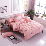 Luxury Comforter Bedding Sets Bed Sheet Duvet Cover Pillowcase Set Bed Linen Vs Pink King Queen Size Kids Adult Ropa De Cama