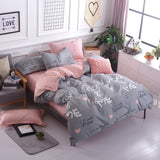 Luxury Comforter Bedding Sets Bed Sheet Duvet Cover Pillowcase Set Bed Linen Vs Pink King Queen Size Kids Adult Ropa De Cama
