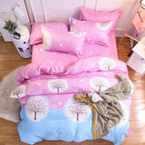 Luxury Comforter Bedding Sets Bed Sheet Duvet Cover Pillowcase Set Bed Linen Vs Pink King Queen Size Kids Adult Ropa De Cama