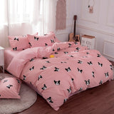 Solstice Fashion Duvet Cover Set Bed Cotton Linens Pillowcase 4pcs Bedding Bed Set Bedding Twin Full Queen Super King 5 size