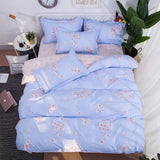 Solstice Fashion Duvet Cover Set Bed Cotton Linens Pillowcase 4pcs Bedding Bed Set Bedding Twin Full Queen Super King 5 size