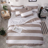Solstice Fashion Duvet Cover Set Bed Cotton Linens Pillowcase 4pcs Bedding Bed Set Bedding Twin Full Queen Super King 5 size