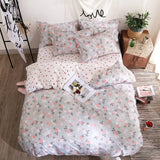 Solstice Fashion Duvet Cover Set Bed Cotton Linens Pillowcase 4pcs Bedding Bed Set Bedding Twin Full Queen Super King 5 size