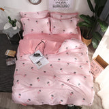 Solstice Fashion Duvet Cover Set Bed Cotton Linens Pillowcase 4pcs Bedding Bed Set Bedding Twin Full Queen Super King 5 size