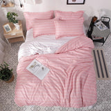 Solstice Fashion Duvet Cover Set Bed Cotton Linens Pillowcase 4pcs Bedding Bed Set Bedding Twin Full Queen Super King 5 size