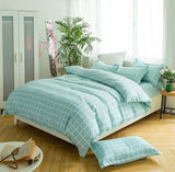 Solstice Fashion Duvet Cover Set Bed Cotton Linens Pillowcase 4pcs Bedding Bed Set Bedding Twin Full Queen Super King 5 size