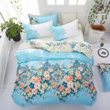 American style bedding set AB side bed set super king size bed linens pink duvet cover set heart home bedding women bedclothes