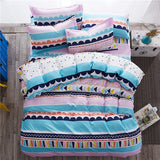 American style bedding set AB side bed set super king size bed linens pink duvet cover set heart home bedding women bedclothes