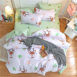 American style bedding set AB side bed set super king size bed linens pink duvet cover set heart home bedding women bedclothes