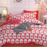 American style bedding set AB side bed set super king size bed linens pink duvet cover set heart home bedding women bedclothes