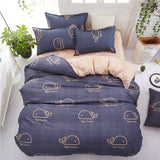 American style bedding set AB side bed set super king size bed linens pink duvet cover set heart home bedding women bedclothes