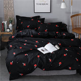 American style bedding set AB side bed set super king size bed linens pink duvet cover set heart home bedding women bedclothes