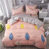 American style bedding set AB side bed set super king size bed linens pink duvet cover set heart home bedding women bedclothes