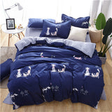 American style bedding set AB side bed set super king size bed linens pink duvet cover set heart home bedding women bedclothes
