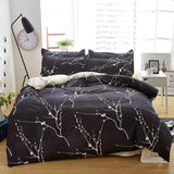 Grey bedding set 2018 summer bed linens 3or 4pcs/set duvet cover set Pastoral bed set kids / Adult bedding bedclothes queen kin