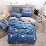 Black white Grey Classic bedding set striped duvet cover white bed linen set Geometric flat sheet set queen bed set Fashion new
