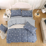 Black white Grey Classic bedding set striped duvet cover white bed linen set Geometric flat sheet set queen bed set Fashion new