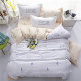 Black white Grey Classic bedding set striped duvet cover white bed linen set Geometric flat sheet set queen bed set Fashion new