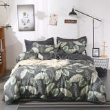 Solstice Stylish Cartoon Christmas Elk Striped Star Style 3/4pcs Bedding Set Contain Duvet Cover Bed Sheet Pillowcase Bedclothes