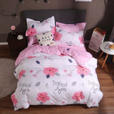 Solstice Stylish Cartoon Christmas Elk Striped Star Style 3/4pcs Bedding Set Contain Duvet Cover Bed Sheet Pillowcase Bedclothes