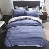 Solstice Stylish Cartoon Christmas Elk Striped Star Style 3/4pcs Bedding Set Contain Duvet Cover Bed Sheet Pillowcase Bedclothes