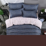 Cartoon Bedding Sets 4pcs Geometric Pattern Bed Linings Duvet Cover Bed Sheet Pillowcases Cover Set