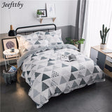 Grey Bedding Set 2018 Summer Bed Linens 3 / 4pcs duvet Cover Set Pastoral Bed Sheet Pillowcase Kid / Adult Bedclothes Queen King