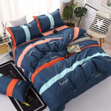Grey Bedding Set 2018 Summer Bed Linens 3 / 4pcs duvet Cover Set Pastoral Bed Sheet Pillowcase Kid / Adult Bedclothes Queen King