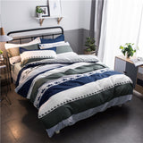 Grey Bedding Set 2018 Summer Bed Linens 3 / 4pcs duvet Cover Set Pastoral Bed Sheet Pillowcase Kid / Adult Bedclothes Queen King