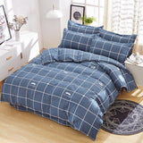 Grey Bedding Set 2018 Summer Bed Linens 3 / 4pcs duvet Cover Set Pastoral Bed Sheet Pillowcase Kid / Adult Bedclothes Queen King