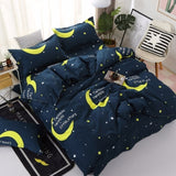 Grey Bedding Set 2018 Summer Bed Linens 3 / 4pcs duvet Cover Set Pastoral Bed Sheet Pillowcase Kid / Adult Bedclothes Queen King