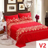 hot sale polyester bedding set queen size duvet cover set bed sheet set