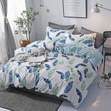 Solstice Mixed Color Cartoon Style Fox/snowflakes/animal Plants 4pcs Bedding Sets Bed Sheet Duvet Cover Pillowcase Bedclothes