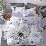 BEST luxury black strips Duvet Cover flat bed Sheets +Pillowcase  King Queen full Twin Bedding Set Bedding Set 3/4pcs