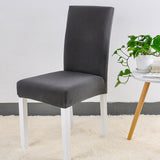 Spandex Chair Cover Stretch Elastic Dining Seat Cover for Banquet Wedding Restaurant Hotel Anti-dirty Removable housse de chaise