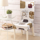Spandex Chair Cover Stretch Elastic Dining Seat Cover for Banquet Wedding Restaurant Hotel Anti-dirty Removable housse de chaise