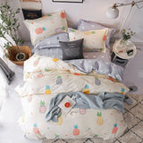 Dropshipping 2/3/4pcs King Size Fink Lover Bedding Sets Family Set Include Bed Sheet Duvet Cover Pillowcase Orange eyelash gife