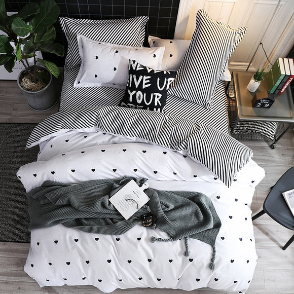 fashion bedding sets luxury bed linen fashion Simple Style Bedding Set Winter Full King Twin Queen Without Comforter