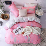 BEST luxury black strips Duvet Cover flat bed Sheets +Pillowcase  King Queen full Twin Bedding Set Bedding Set 3/4pcs