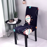 Spandex Chair Cover Stretch Elastic Dining Seat Cover for Banquet Wedding Restaurant Hotel Anti-dirty Removable housse de chaise