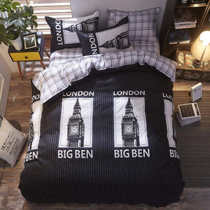 New Style Fashion Style Cloud Bedding Set Queen/Full/Twin Size Bed Linen Set 4pcs Polyester Queen Bed Sets Duvet Cover