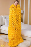 Knitting Throw Blankets Yarn Knitted Blanket Hand-knitted Warm Chunky Knit Cheap Blanket Thick Bulky Sofa Throw