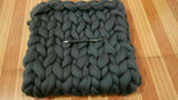 Knitting Throw Blankets Yarn Knitted Blanket Hand-knitted Warm Chunky Knit Cheap Blanket Thick Bulky Sofa Throw