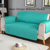 Sofa Couch Cover Chair Throw Pet Dog Kids Mat Furniture Protector Reversible Washable Removable Armrest Slipcovers 1/2/3 Seat