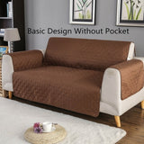 Sofa Couch Cover Chair Throw Pet Dog Kids Mat Furniture Protector Reversible Washable Removable Armrest Slipcovers 1/2/3 Seat