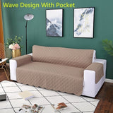 Sofa Couch Cover Chair Throw Pet Dog Kids Mat Furniture Protector Reversible Washable Removable Armrest Slipcovers 1/2/3 Seat