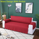 Sofa Couch Cover Chair Throw Pet Dog Kids Mat Furniture Protector Reversible Washable Removable Armrest Slipcovers 1/2/3 Seat