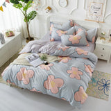 Valanorean Home Bedding Sets Light feather Soft duvet Cover Bed Set pillowcase King size Queen double Full 4pcs Twin 3pcs
