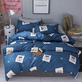 Valanorean Home Bedding Sets Light feather Soft duvet Cover Bed Set pillowcase King size Queen double Full 4pcs Twin 3pcs