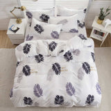 Valanorean Home Bedding Sets Light feather Soft duvet Cover Bed Set pillowcase King size Queen double Full 4pcs Twin 3pcs